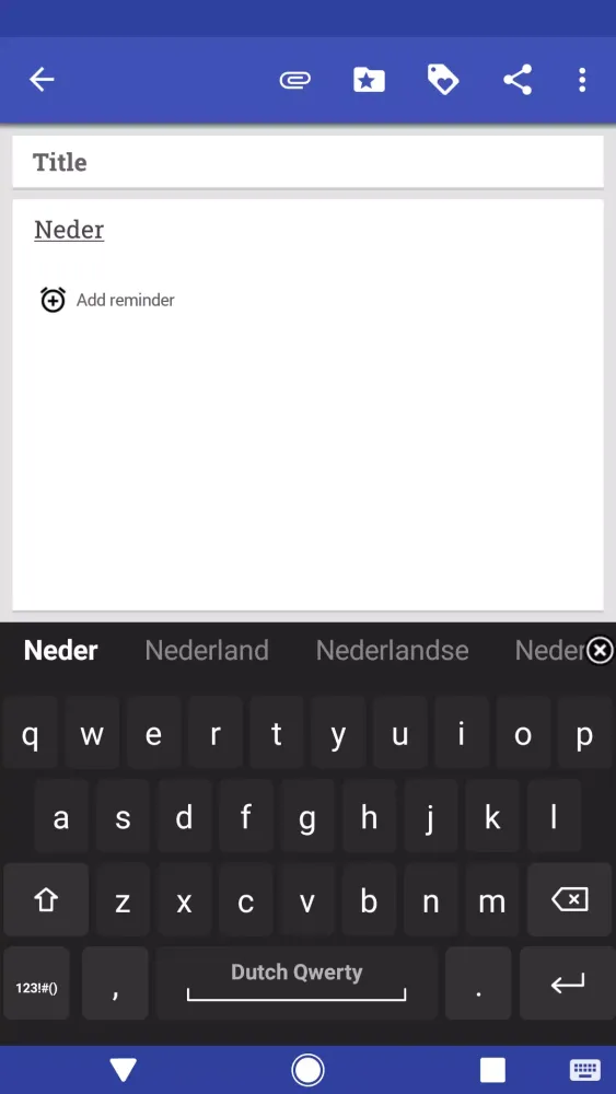 Dutch for AnySoftKeyboard স্ক্রিনশট