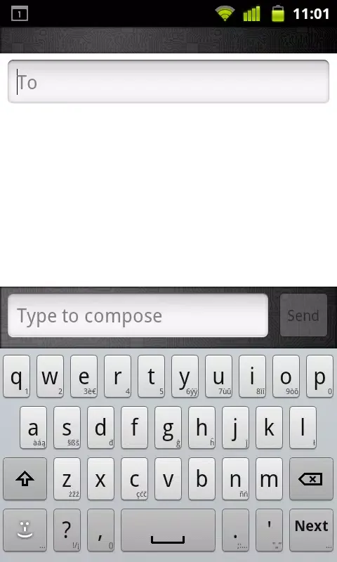 ภาพหน้าจอของ Romanian for AnySoftKeyboard
