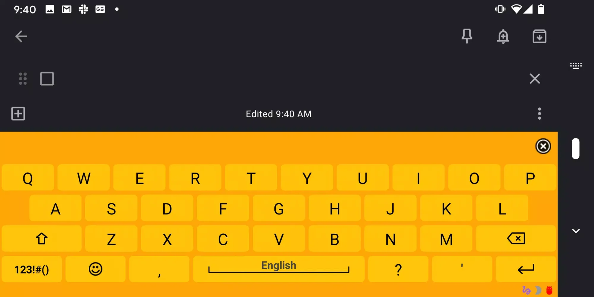 Capturas de tela do Serbian for AnySoftKeyboard