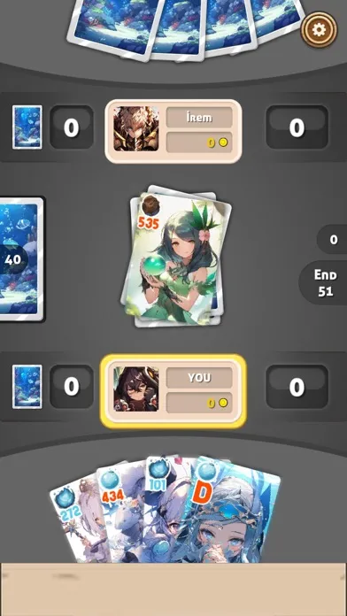 ภาพหน้าจอของ Isekai Harem CCG