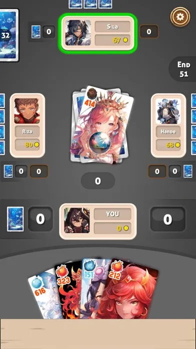 ภาพหน้าจอของ Isekai Harem CCG