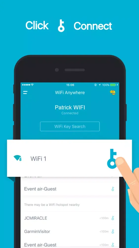 Captures d'écran de WiFi Anywhere-Hotspot Analyzer