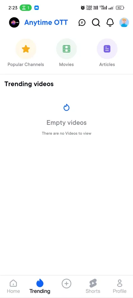 Anytime OTT Screenshots
