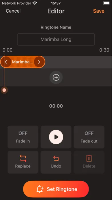 ภาพหน้าจอของ Anytunz Ringtones
