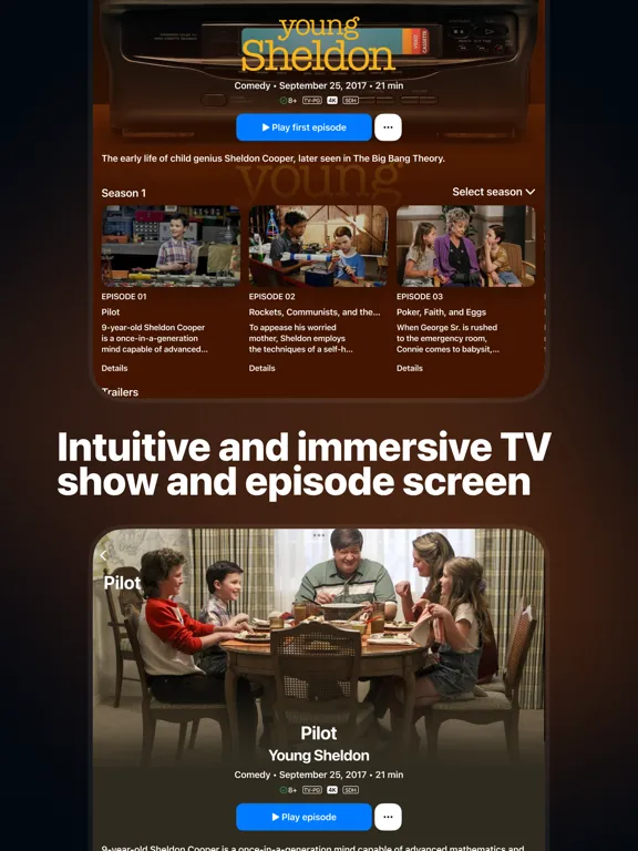 Capturas de tela do AnyTV - IPTV Player iPad 