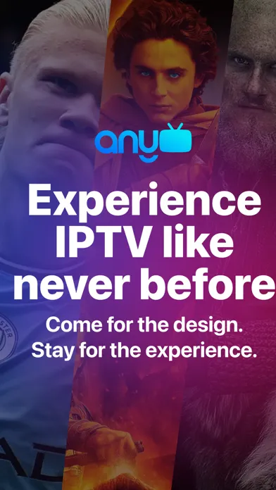 Capturas de tela do AnyTV - IPTV Player