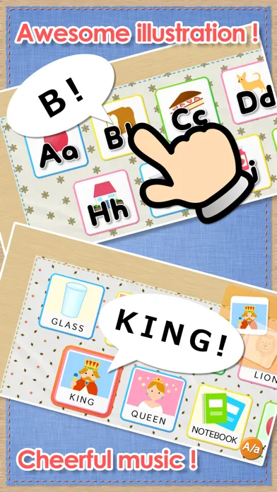 Zrzuty ekranu Listen！Touch！ABC for Kids