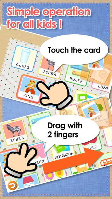 Zrzuty ekranu Listen！Touch！ABC for Kids