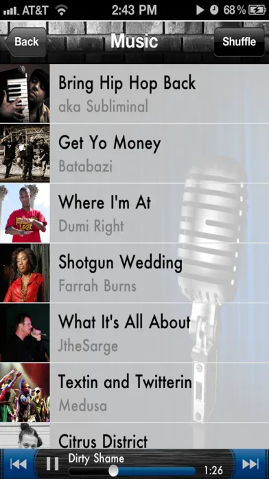 Tangkapan skrin Hip Hop - Anywhere Artist
