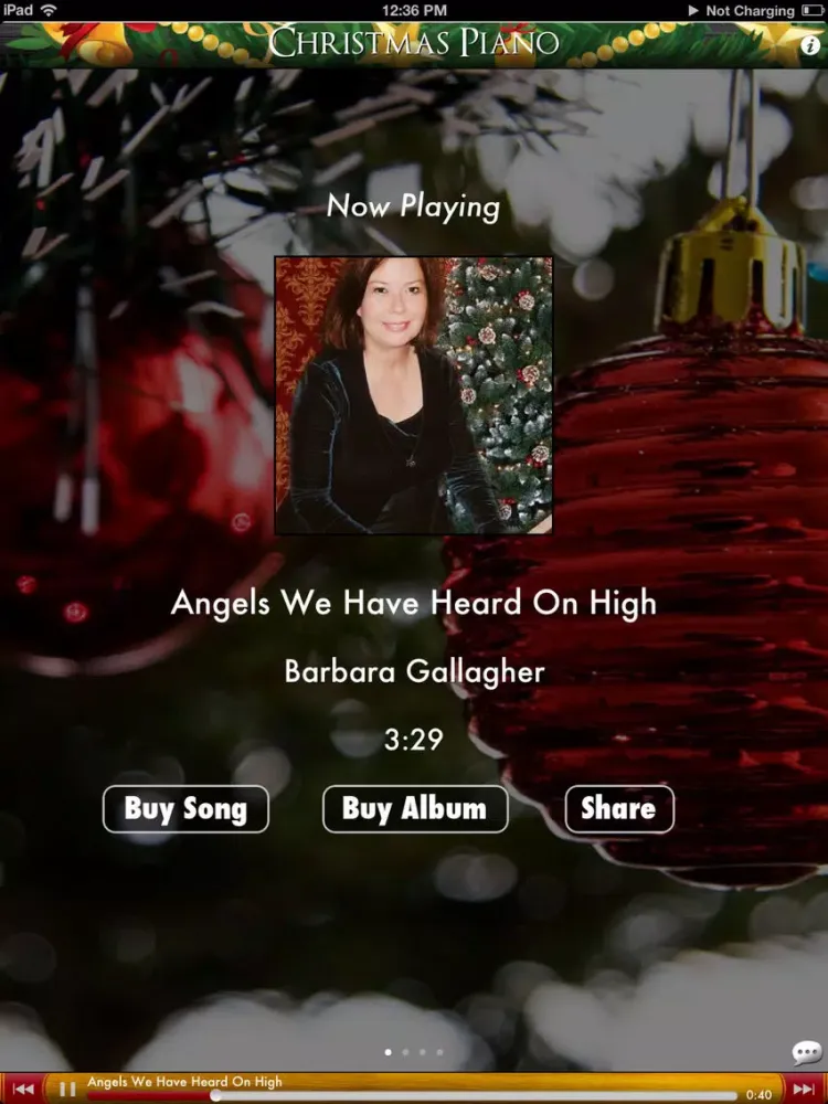 Christmas Piano - Anywhere Artist iPad  স্ক্রিনশট