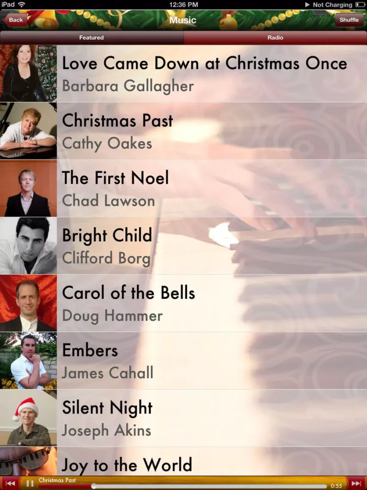 Christmas Piano - Anywhere Artist iPad  স্ক্রিনশট