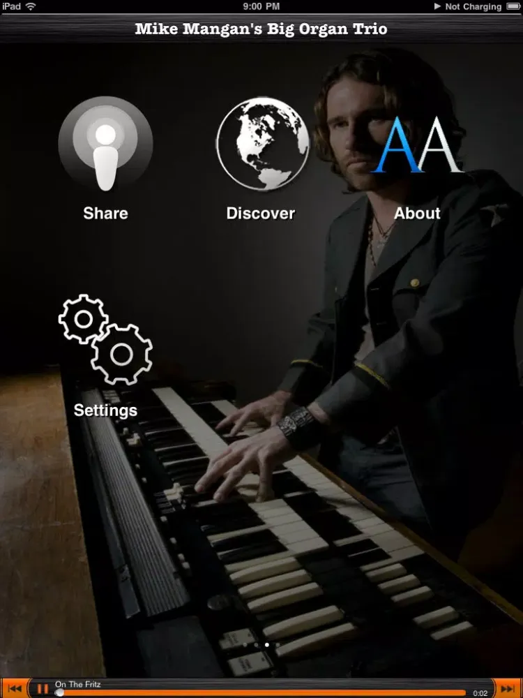 Capturas de tela do Mike Mangan's Big Organ Trio iPad 