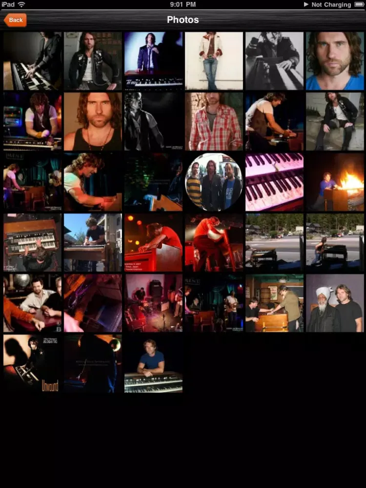 Capturas de tela do Mike Mangan's Big Organ Trio iPad 