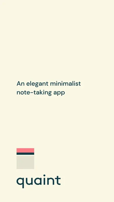 Quaint - Fun and Easy Notebook應用截圖