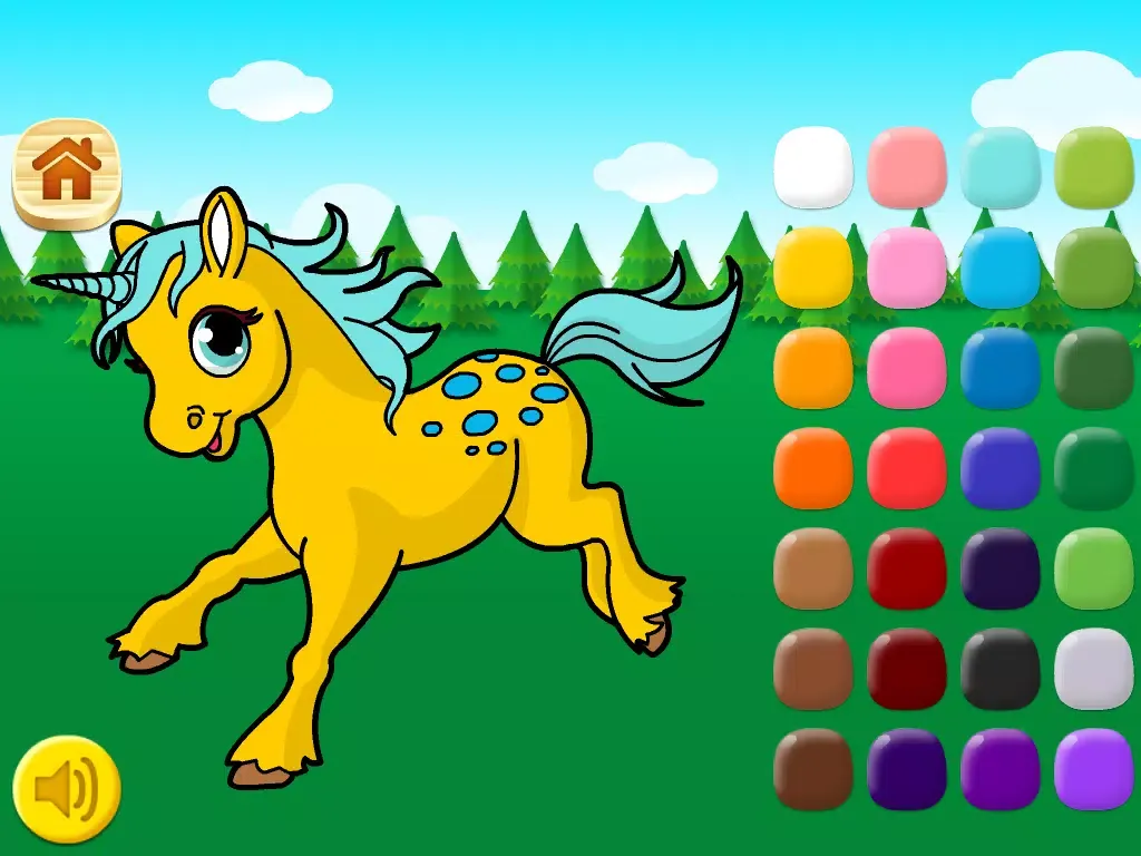 Capturas de pantalla de SouthBear Kids' Colouring iPad 