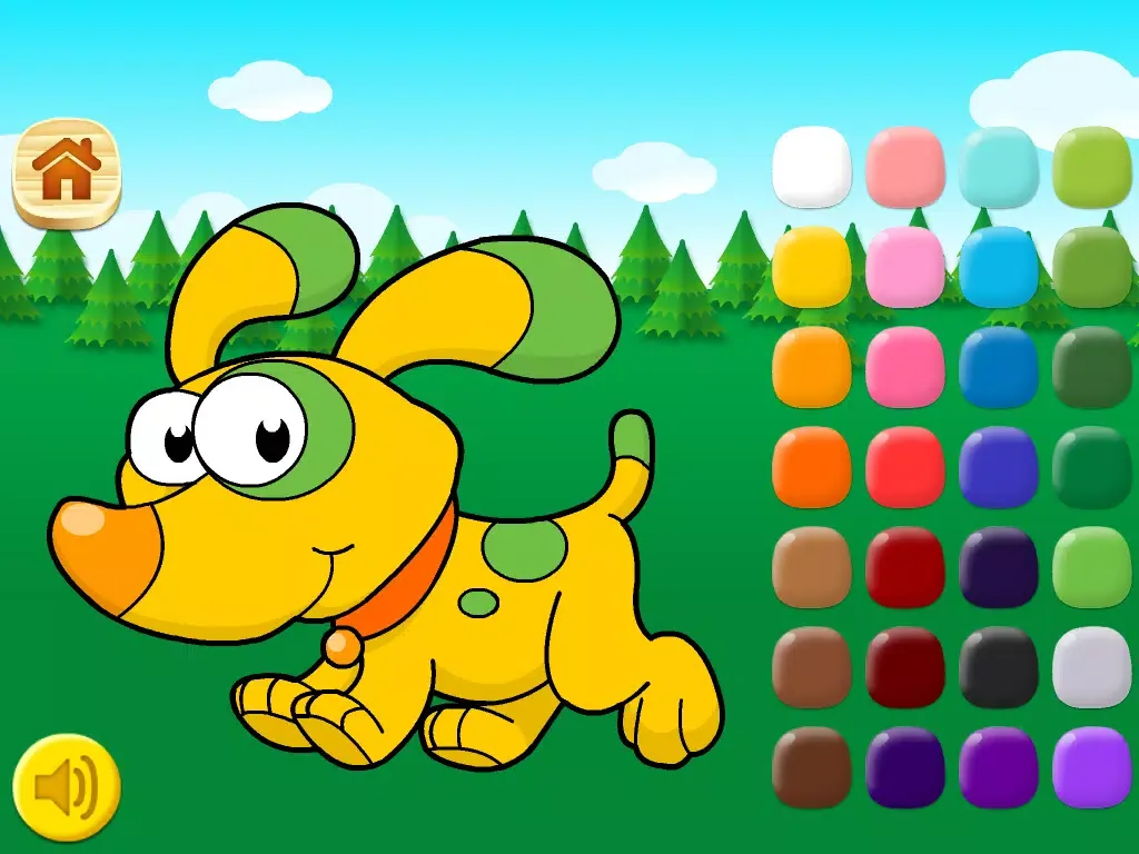 Capturas de pantalla de SouthBear Kids' Colouring iPad 