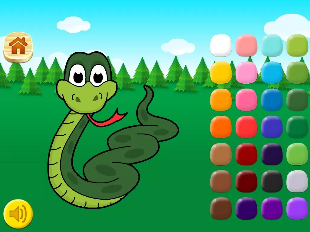 Capturas de pantalla de SouthBear Kids' Colouring iPad 