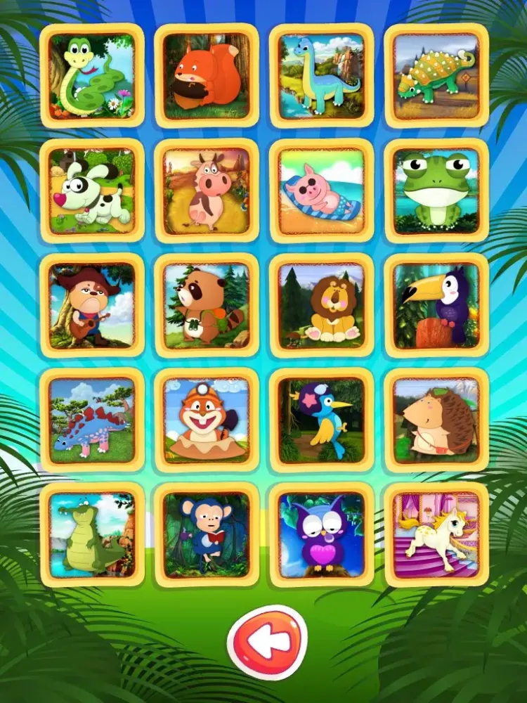 Southern Bear Animal Puzzle - AoAo Children Puzzles iPad 应用截图