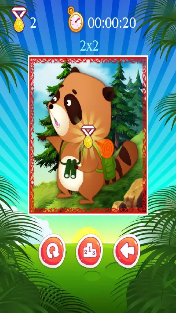 Southern Bear Animal Puzzle - AoAo Children Puzzles应用截图