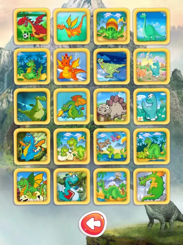 Dinosaur Puzzle - AoAo Children Puzzles iPad  Screenshots