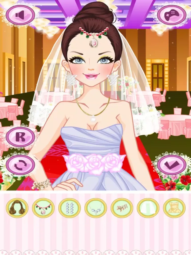 Zrzuty ekranu 给新娘化妆 iPad 