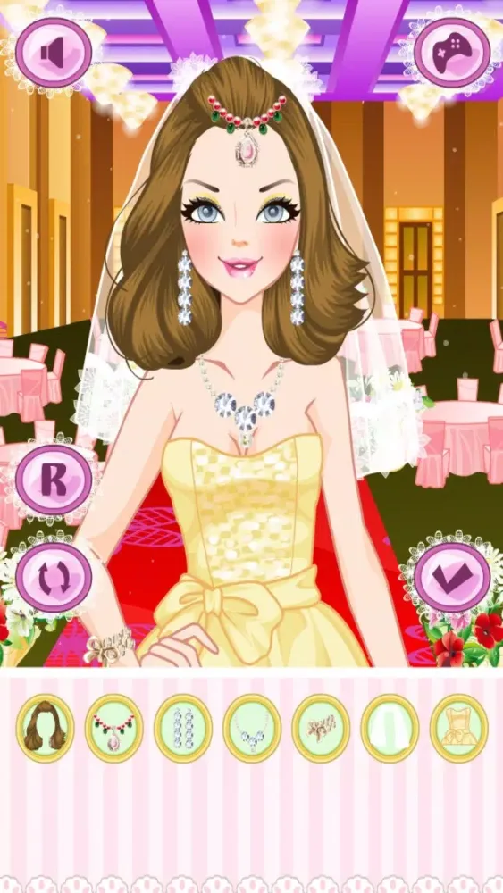 Zrzuty ekranu 给新娘化妆