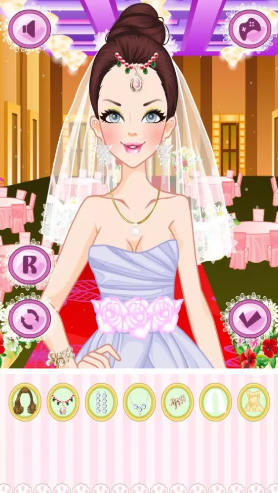 Zrzuty ekranu 给新娘化妆