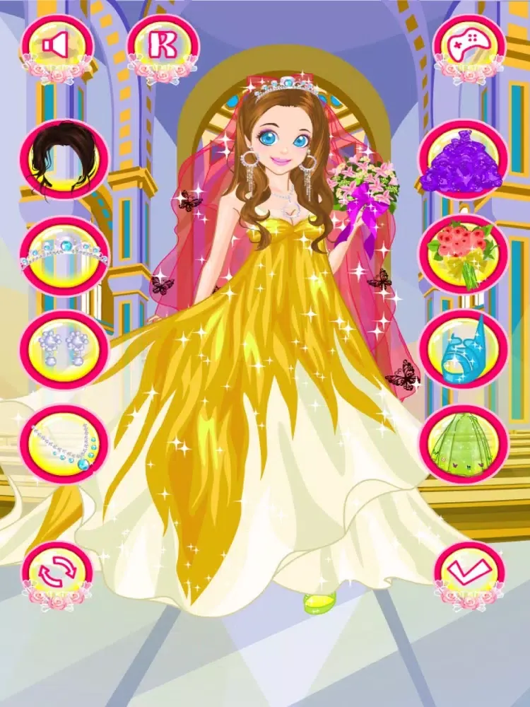 蝴蝶婚纱换装 iPad  Screenshots