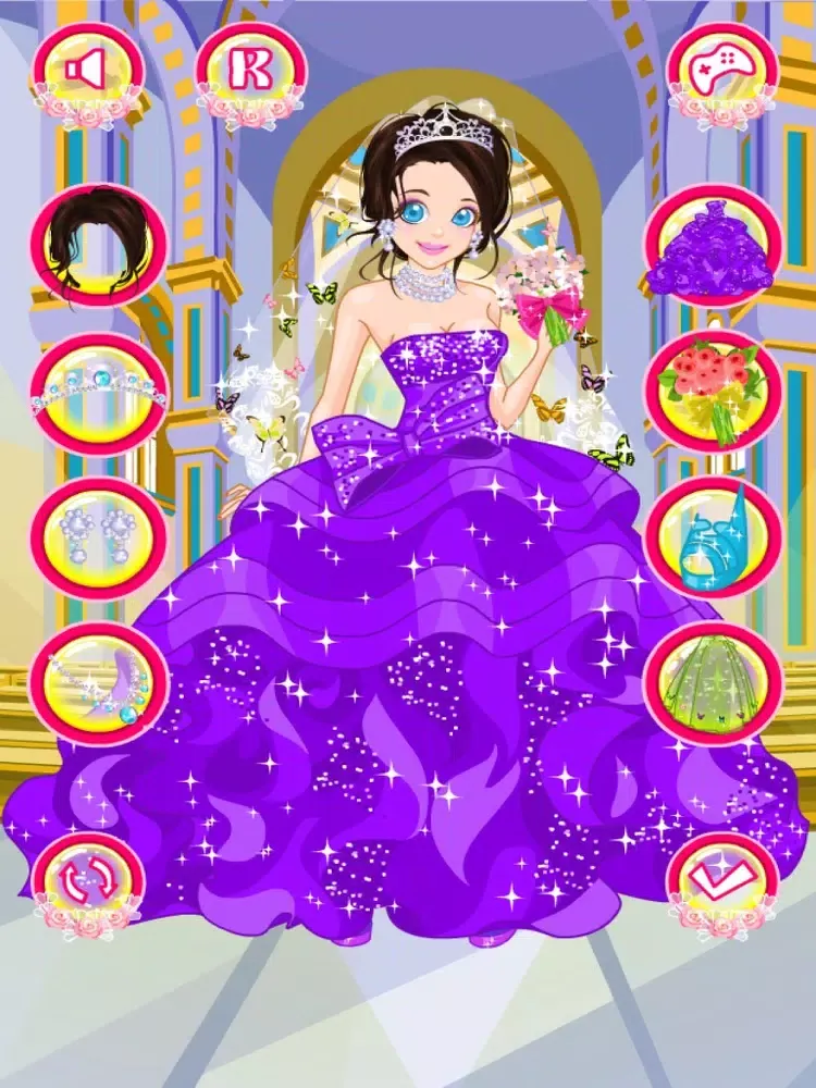 蝴蝶婚纱换装 iPad  Screenshots