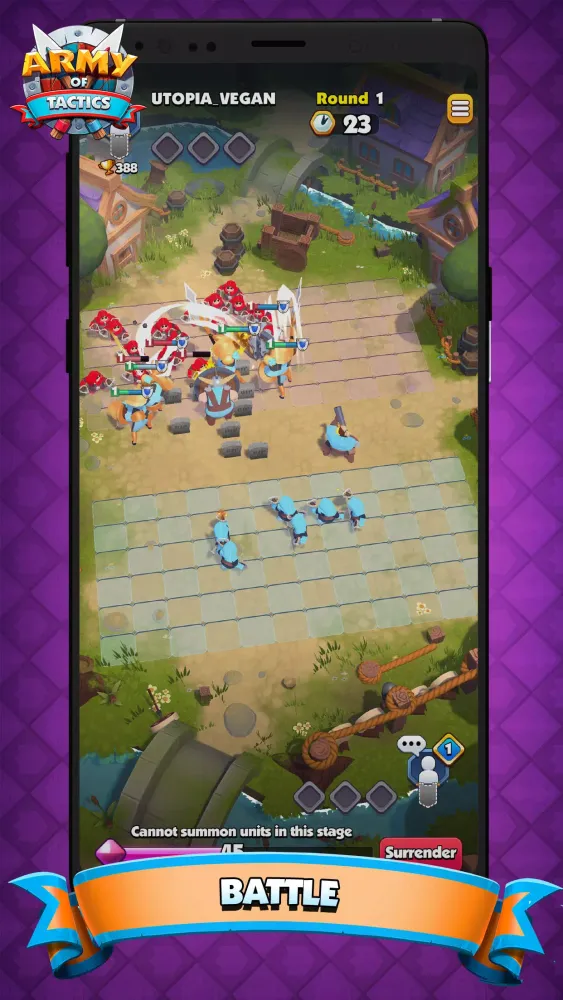Zrzuty ekranu Army of Tactics