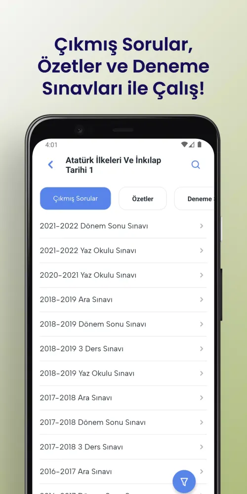 AÖF Soru, AÖF Çıkmış Sorular Screenshots