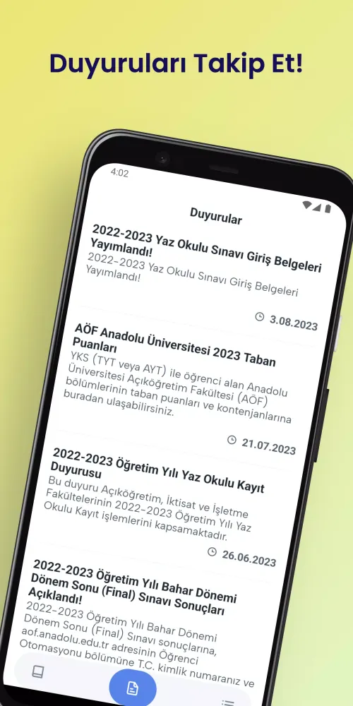 AÖF Soru, AÖF Çıkmış Sorular Screenshots