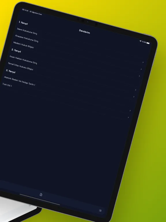AÖF Soru iPad  Ekran Görüntüleri