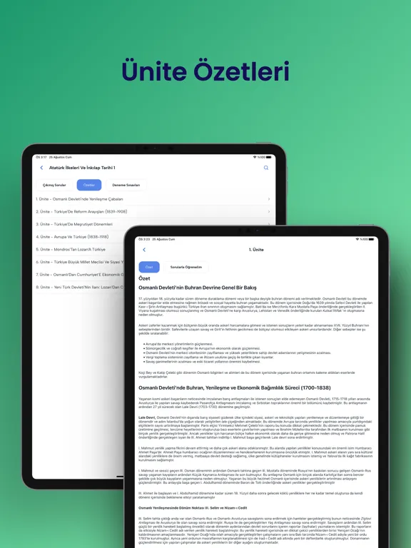 AÖF Soru iPad  Ekran Görüntüleri