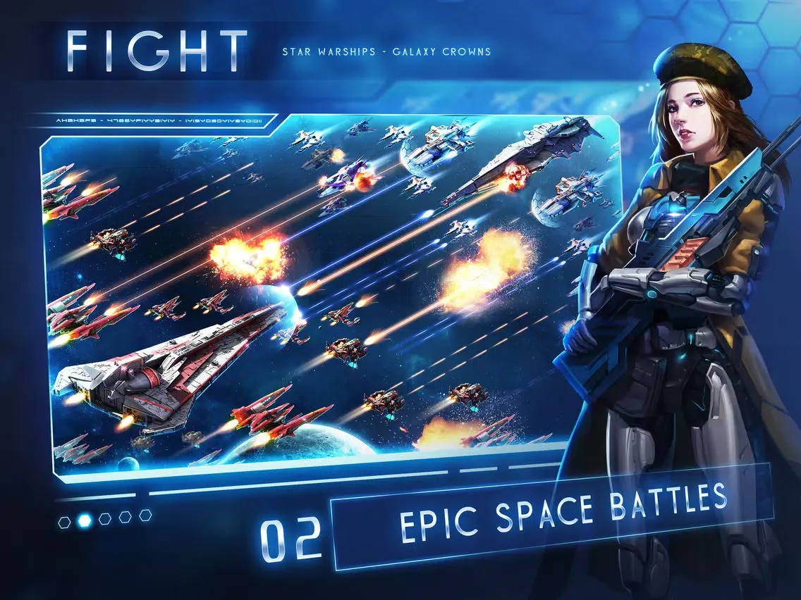 Captures d'écran de Star Warships: Galaxy Crowns iPad 
