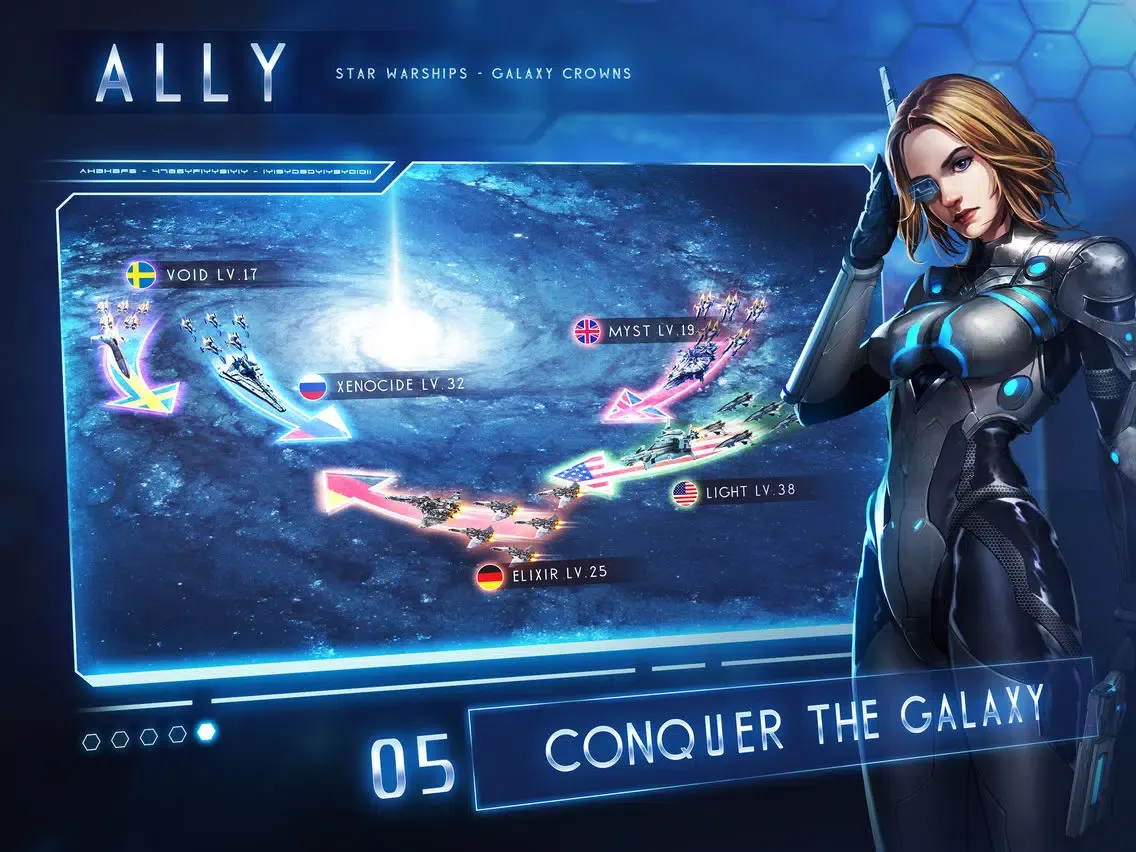 Captures d'écran de Star Warships: Galaxy Crowns iPad 