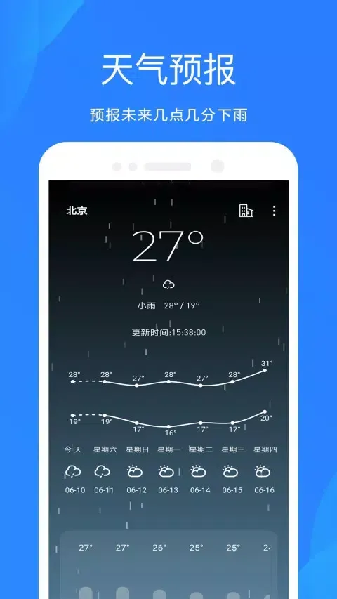 Capturas de pantalla de 时时天气