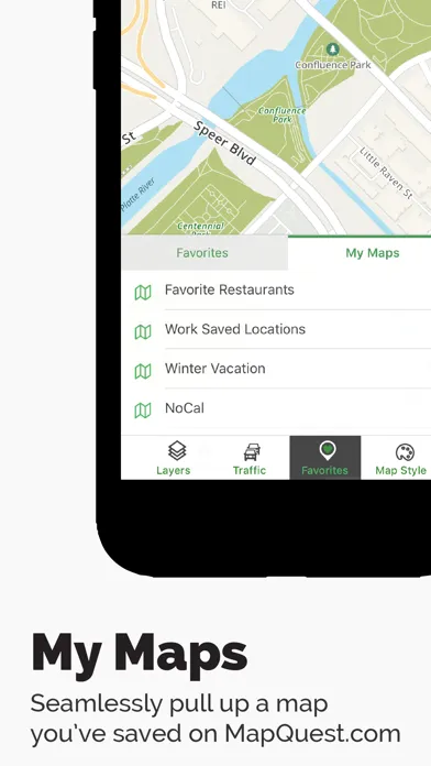 MapQuest GPS Navigation & Maps Screenshots
