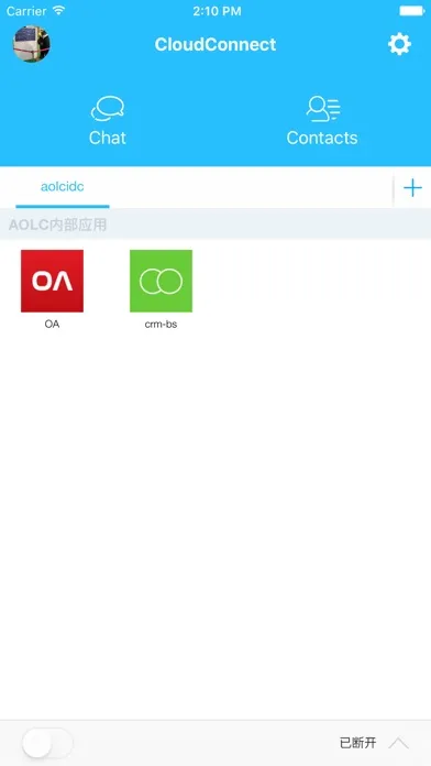 Screenshot di CloudConnect +