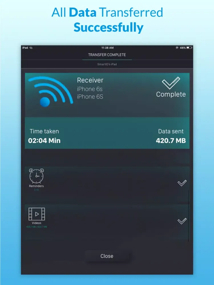 Screenshot di SmartIO - Content Transfer App iPad 