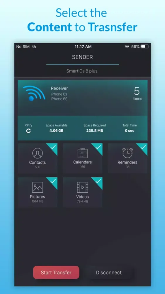 Screenshot di SmartIO - Content Transfer App