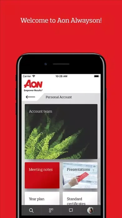 Ảnh chụp màn hình của Aon Alwayson
