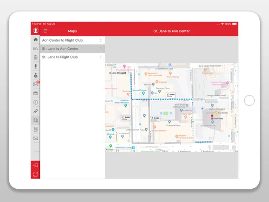 Ảnh chụp màn hình của Aon Signature Programs iPad 