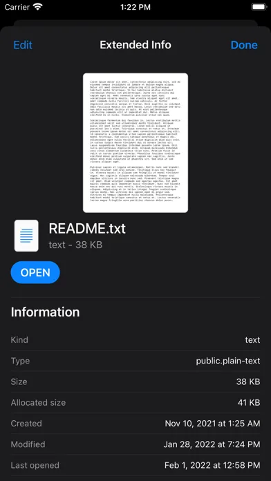 Extended File Info Ekran Görüntüleri