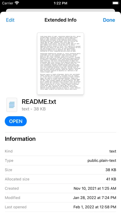 Extended File Info Ekran Görüntüleri