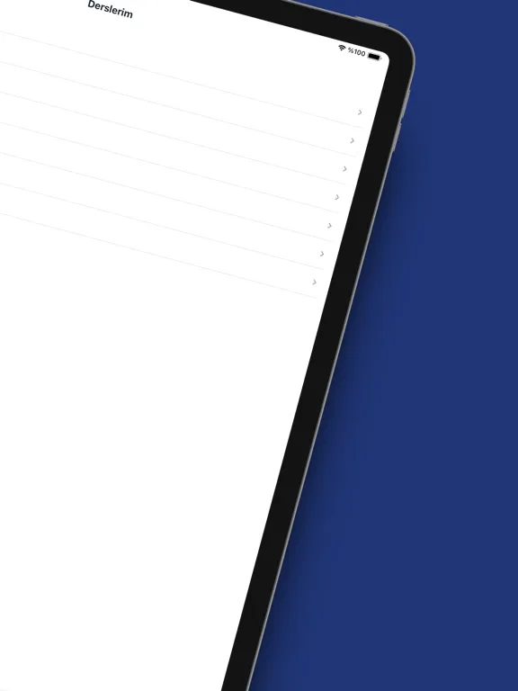 Zrzuty ekranu Açık Ortaokul iPad 