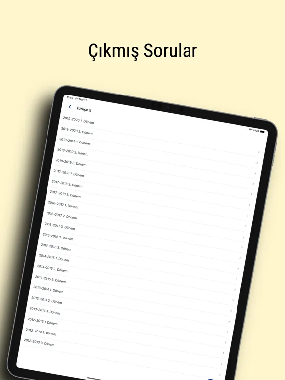 Zrzuty ekranu Açık Ortaokul iPad 