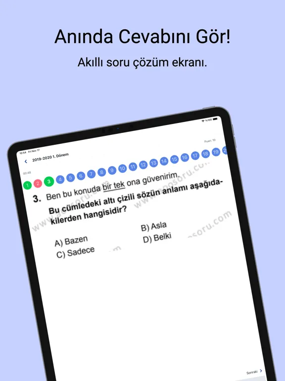Zrzuty ekranu Açık Ortaokul iPad 