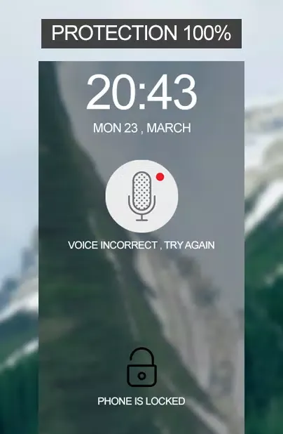 Capturas de pantalla de Voice Screen Lock Pro 2018