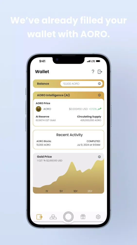 Screenshot di AORO